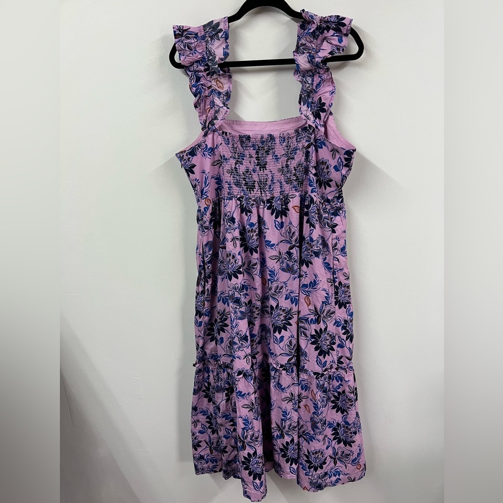 J. Crew Factory Square Neck Midi Dress - Picture 10 of 14